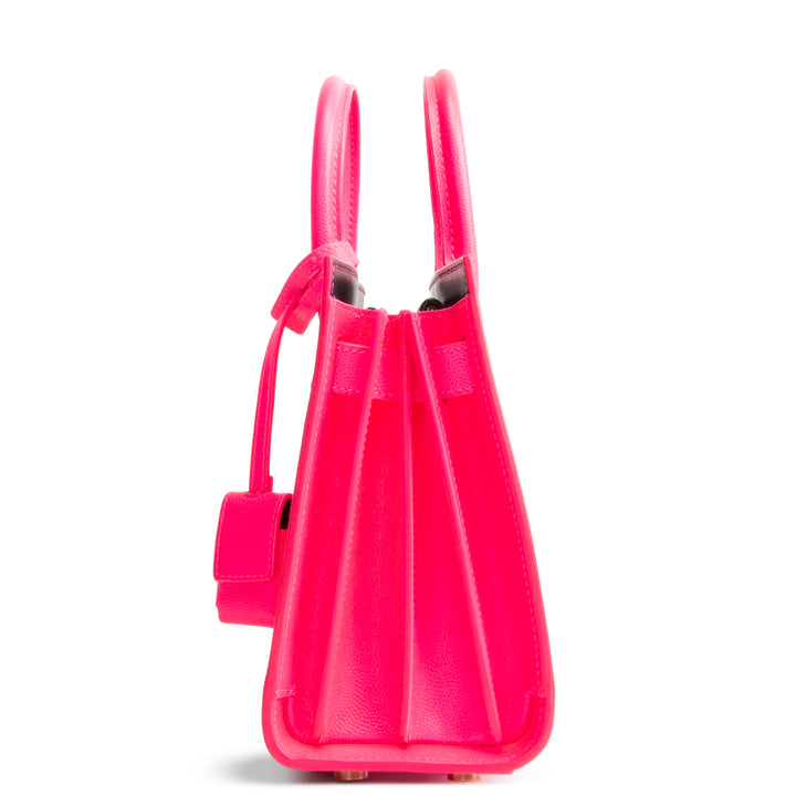 SAINT LAURENT Sac de Jour Nano - Neon Pink
