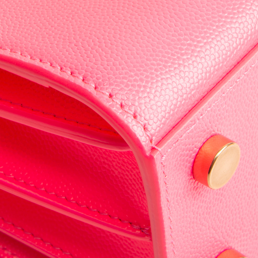 SAINT LAURENT Sac de Jour Nano - Neon Pink