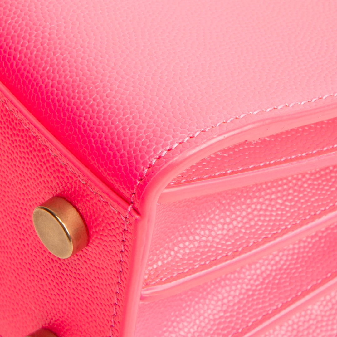 SAINT LAURENT Sac de Jour Nano - Neon Pink