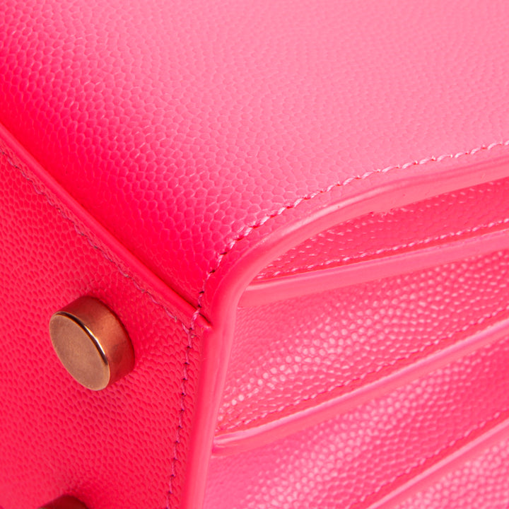 SAINT LAURENT Sac de Jour Nano - Neon Pink