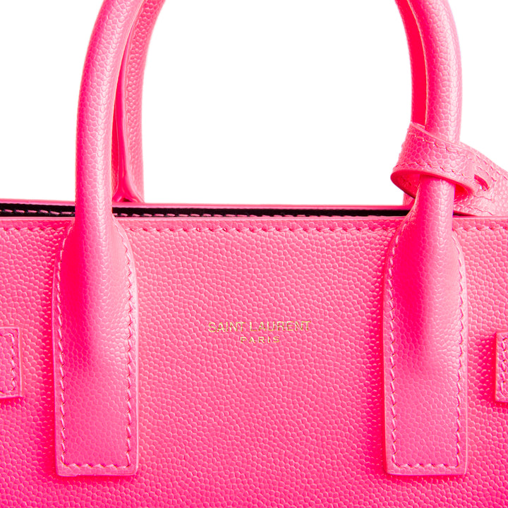 SAINT LAURENT Sac de Jour Nano - Neon Pink