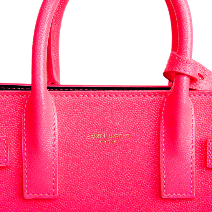 SAINT LAURENT Sac de Jour Nano - Neon Pink