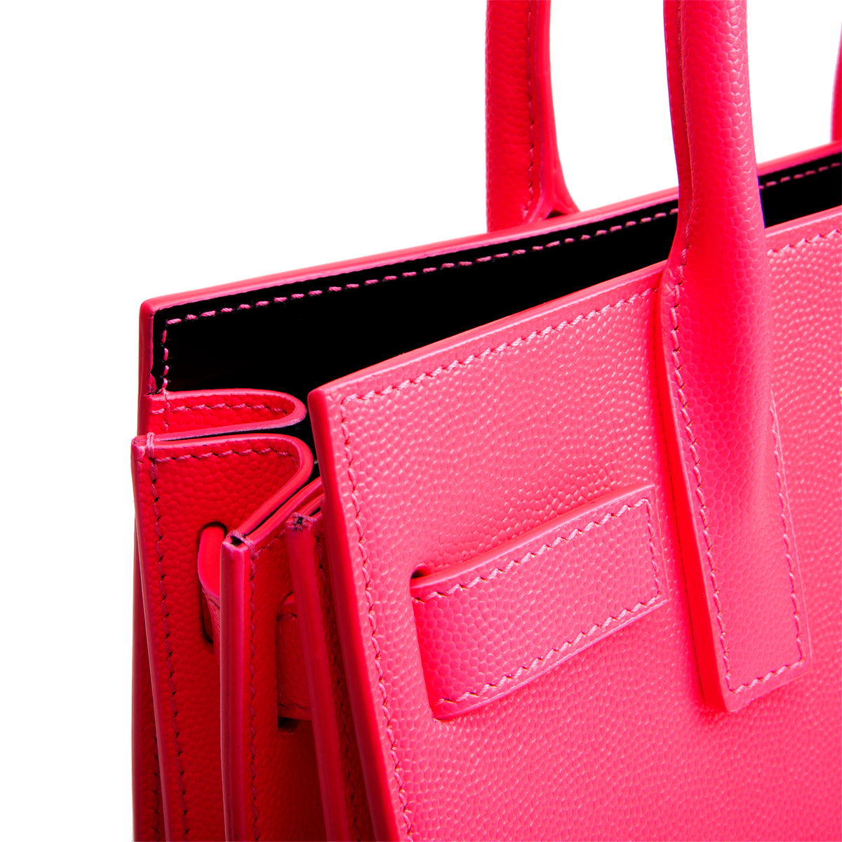 SAINT LAURENT Sac de Jour Nano - Neon Pink