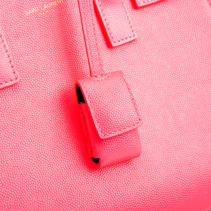 SAINT LAURENT Sac de Jour Nano - Neon Pink