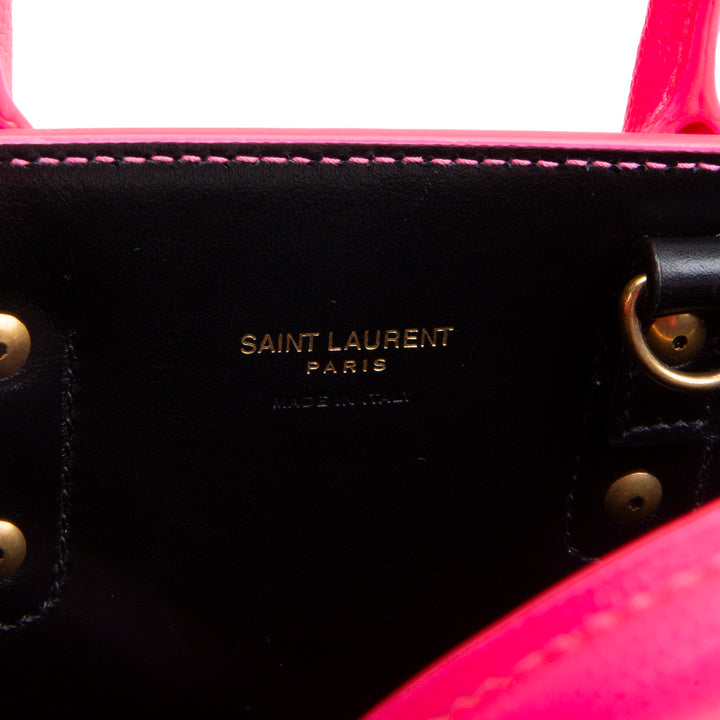 SAINT LAURENT Sac de Jour Nano - Neon Pink
