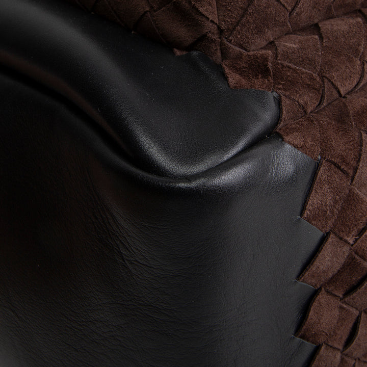 BOTTEGA VENETA Intrecciato Suede Backpack