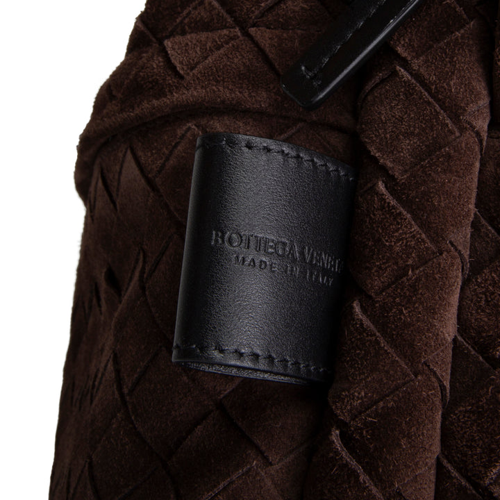BOTTEGA VENETA Intrecciato Suede Backpack