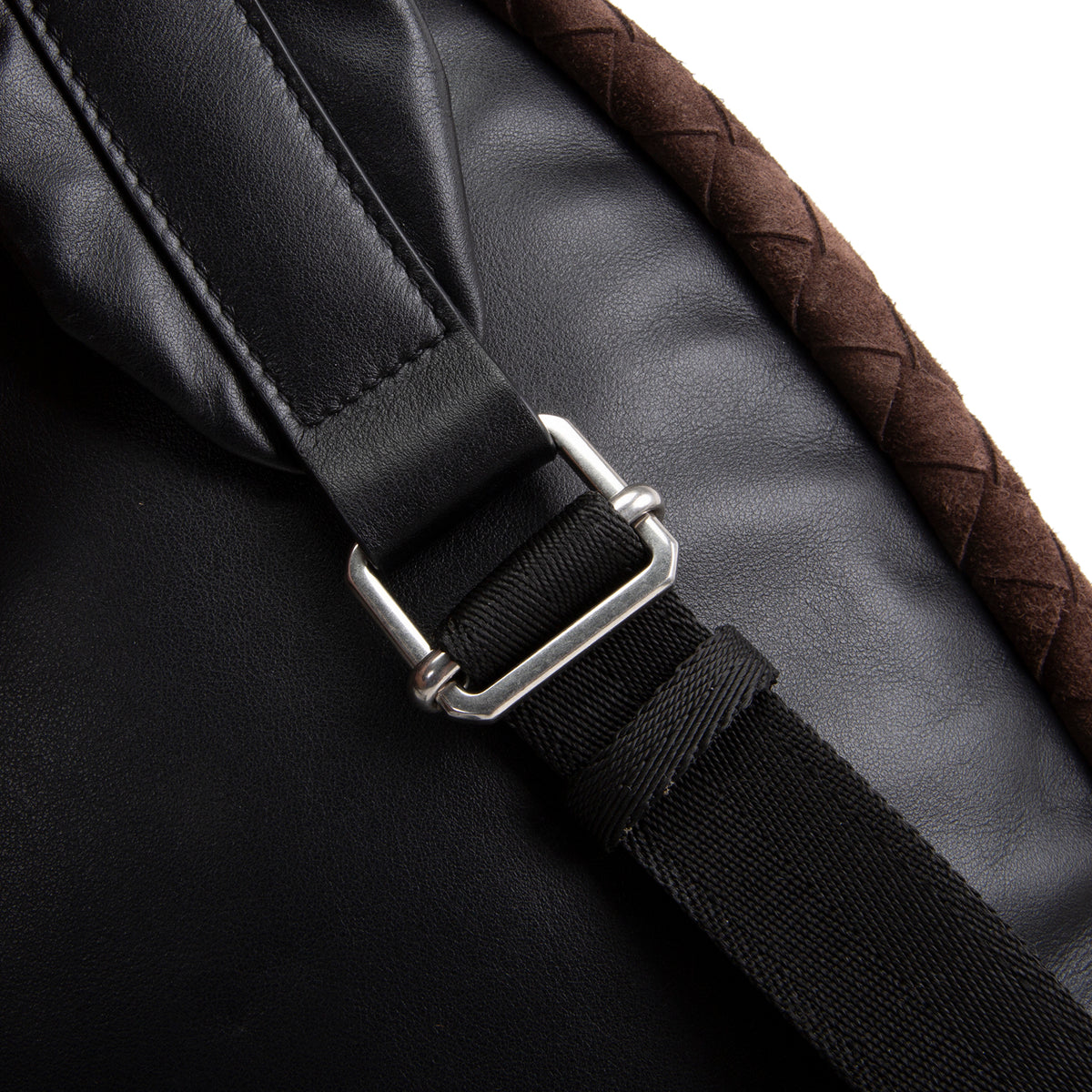 BOTTEGA VENETA Intrecciato Suede Backpack