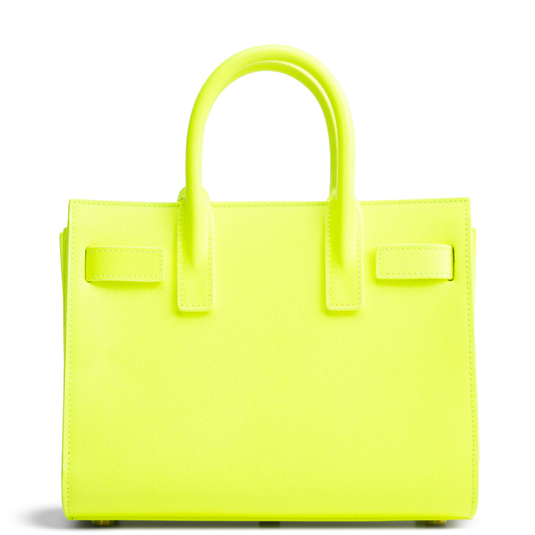 SAINT LAURENT Sac de Jour Nano - Neon Yellow