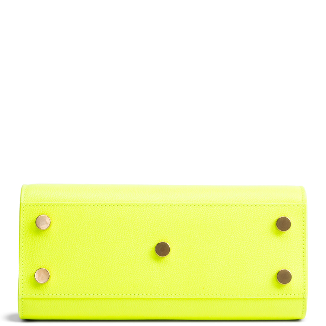 SAINT LAURENT Sac de Jour Nano - Neon Yellow