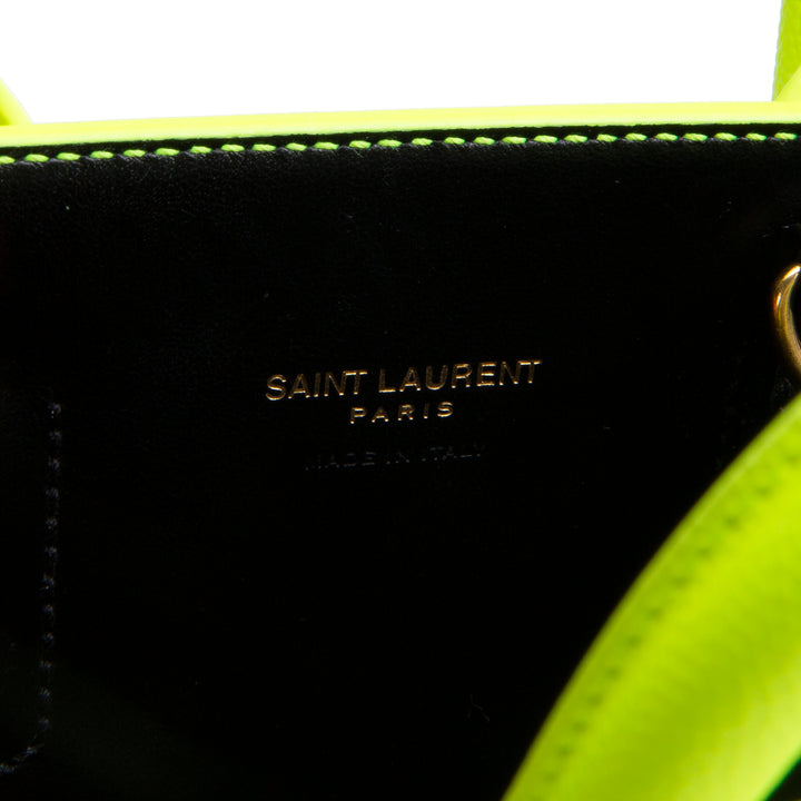 SAINT LAURENT Sac de Jour Nano - Neon Yellow
