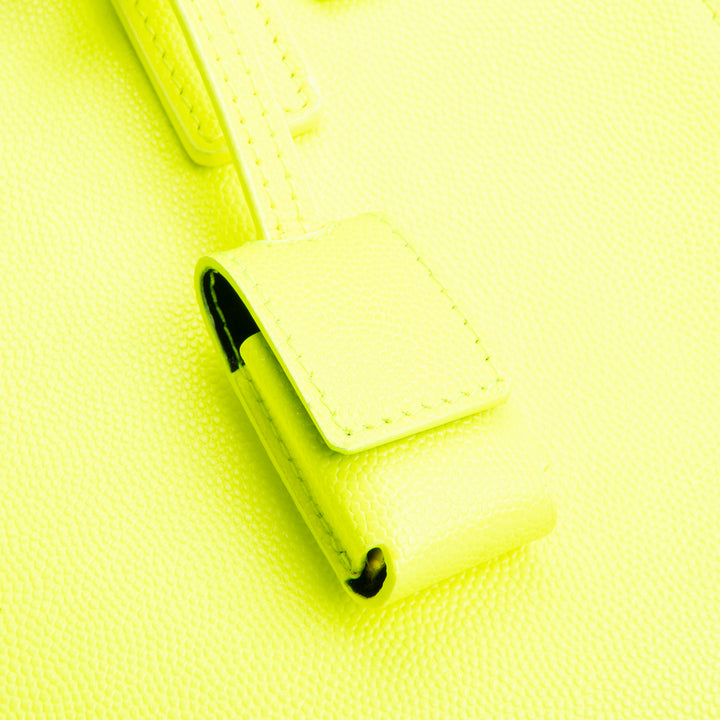SAINT LAURENT Sac de Jour Nano - Neon Yellow