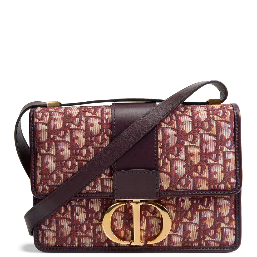 DIOR Oblique 30 Montaigne - Burgundy