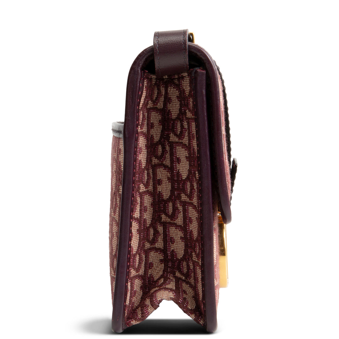 DIOR Oblique 30 Montaigne - Burgundy