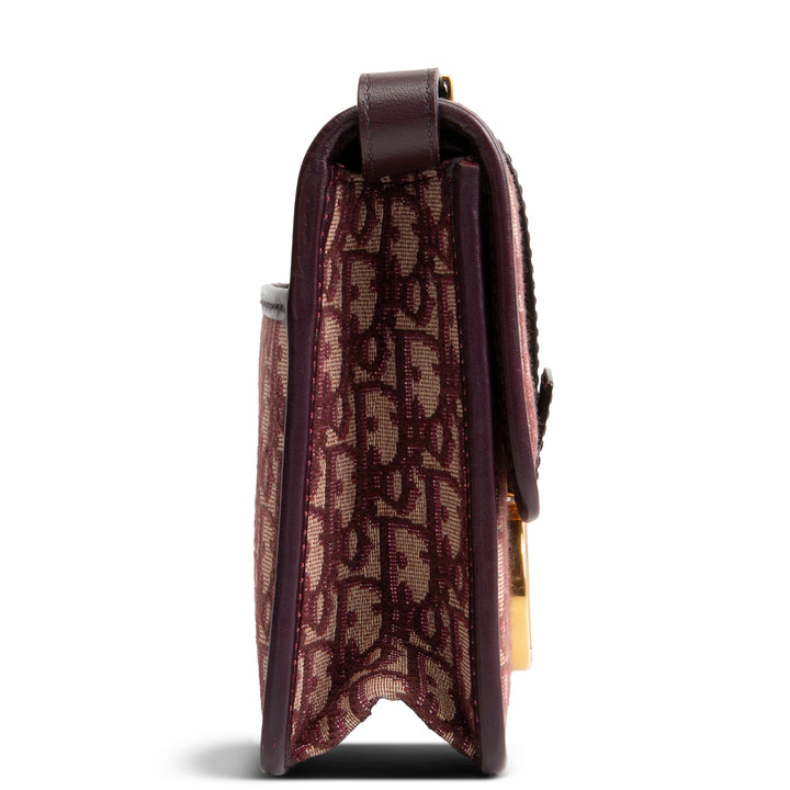 DIOR Oblique 30 Montaigne - Burgundy