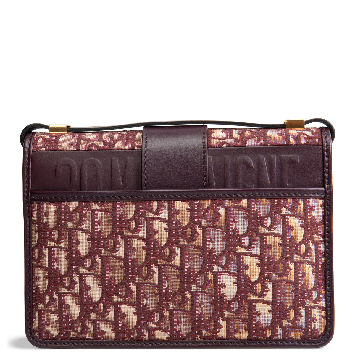 DIOR Oblique 30 Montaigne - Burgundy