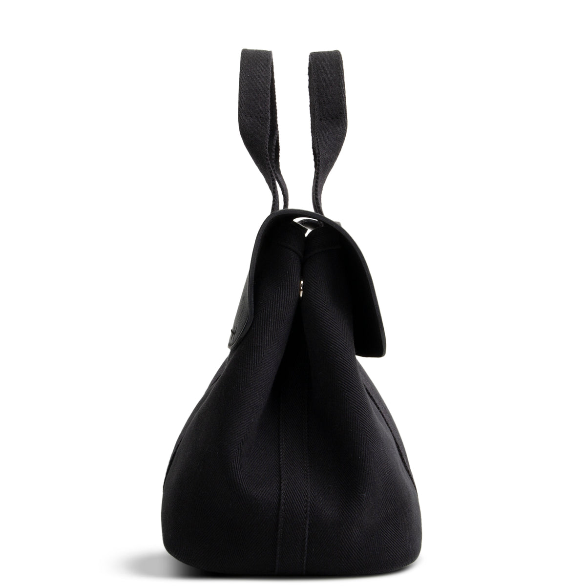 HERMES Toile Swift Valparaiso PM Tote - Palladium Hardware