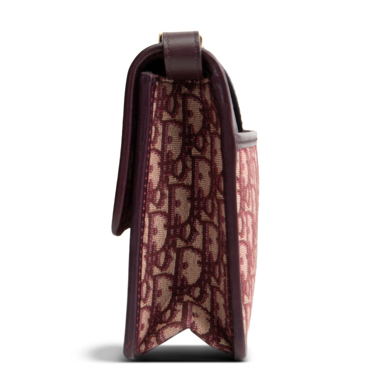 DIOR Oblique 30 Montaigne - Burgundy