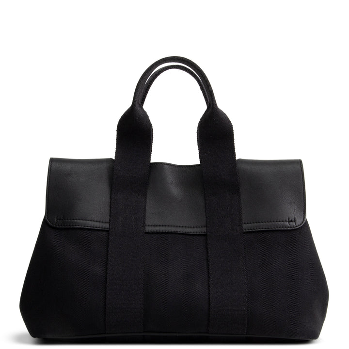HERMES Toile Swift Valparaiso PM Tote - Palladium Hardware