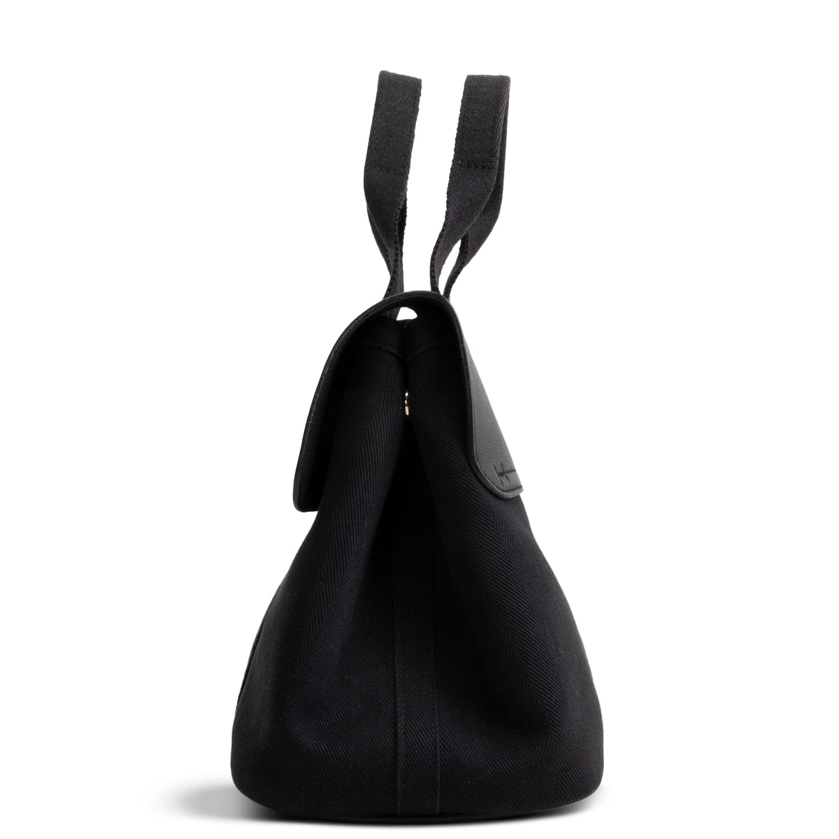 HERMES Toile Swift Valparaiso PM Tote - Palladium Hardware