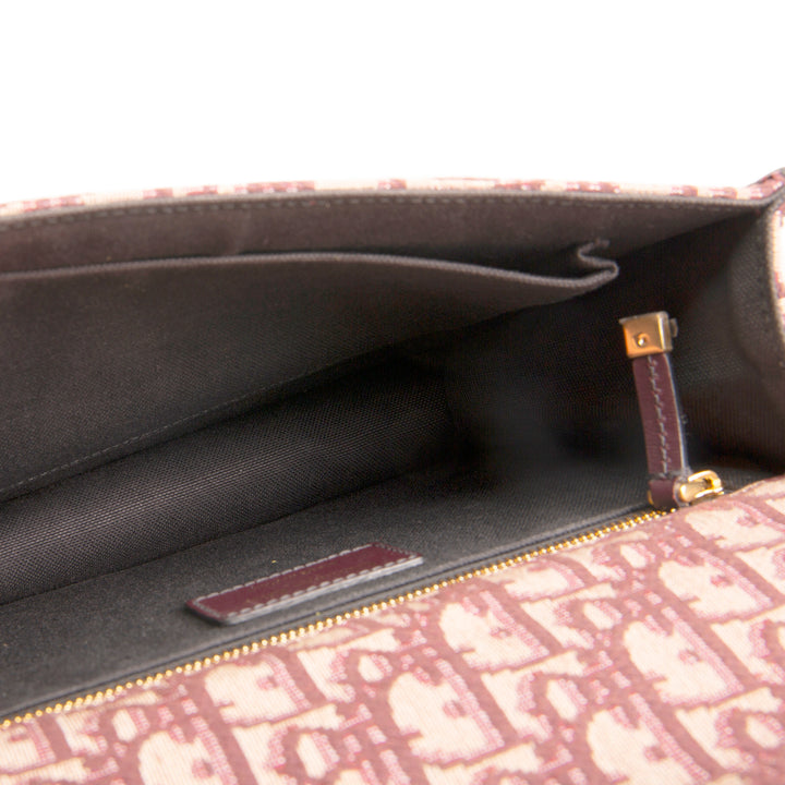 DIOR Oblique 30 Montaigne - Burgundy