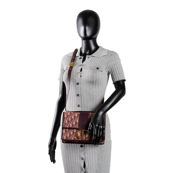 DIOR Oblique 30 Montaigne - Burgundy