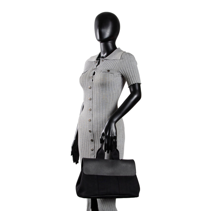 HERMES Toile Swift Valparaiso PM Tote - Palladium Hardware