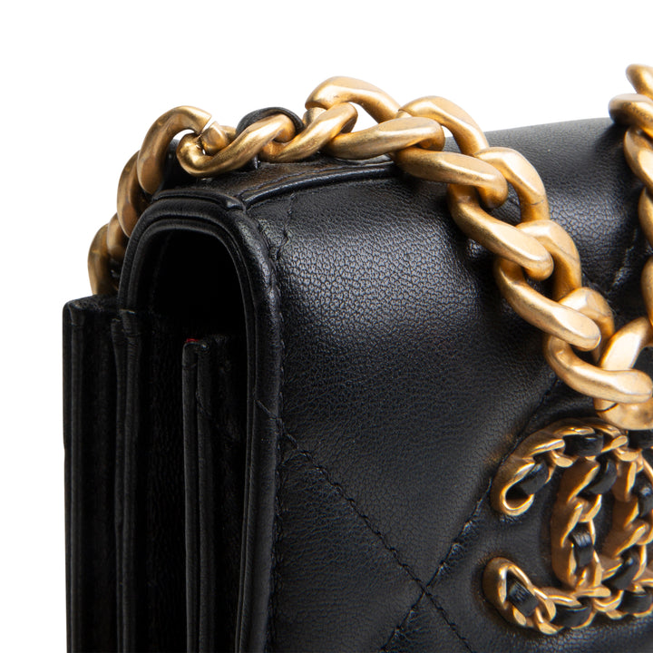 CHANEL Chanel 19 Phone Holder w/ Chain