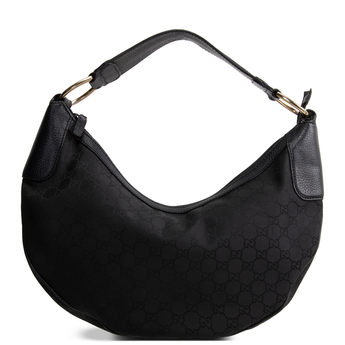 GUCCI GG Nylon Half Moon Hobo