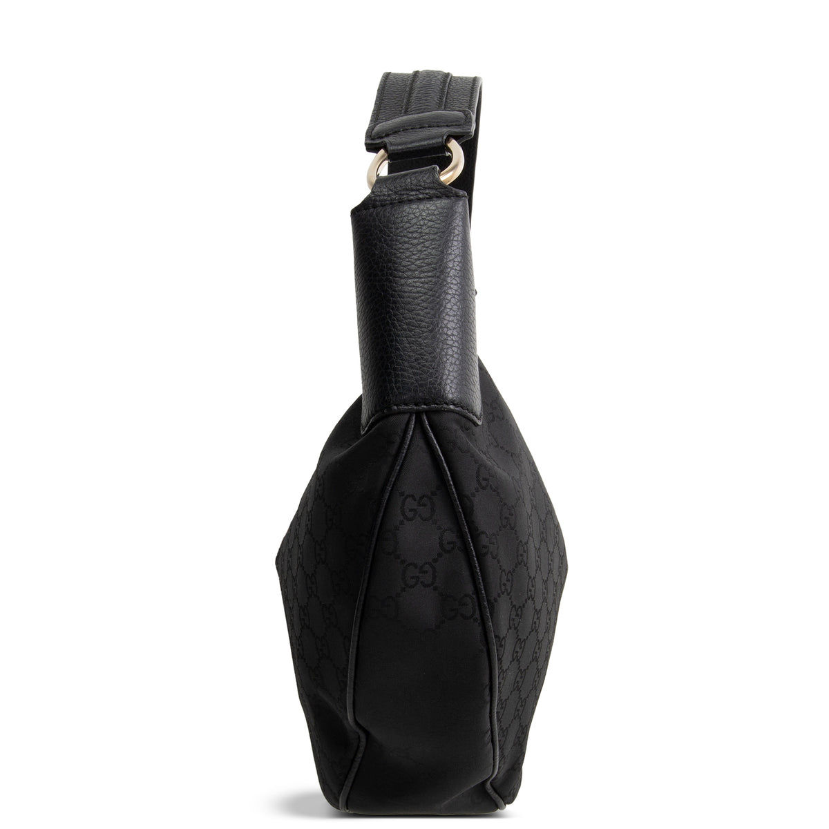 GUCCI GG Nylon Half Moon Hobo