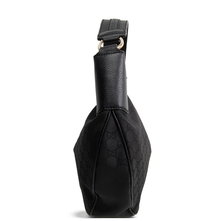 GUCCI GG Nylon Half Moon Hobo