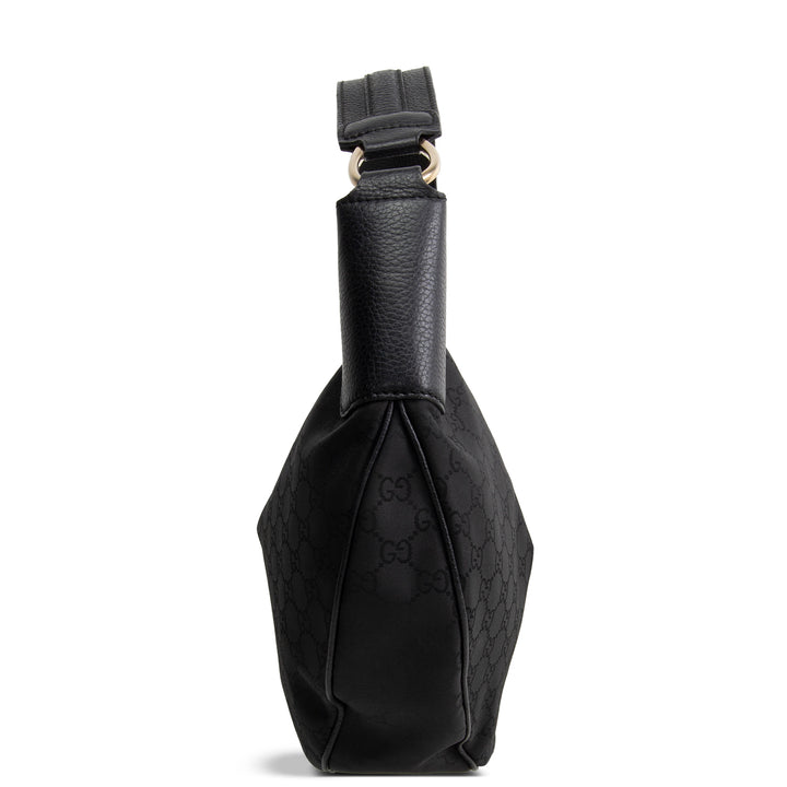 GUCCI GG Nylon Half Moon Hobo