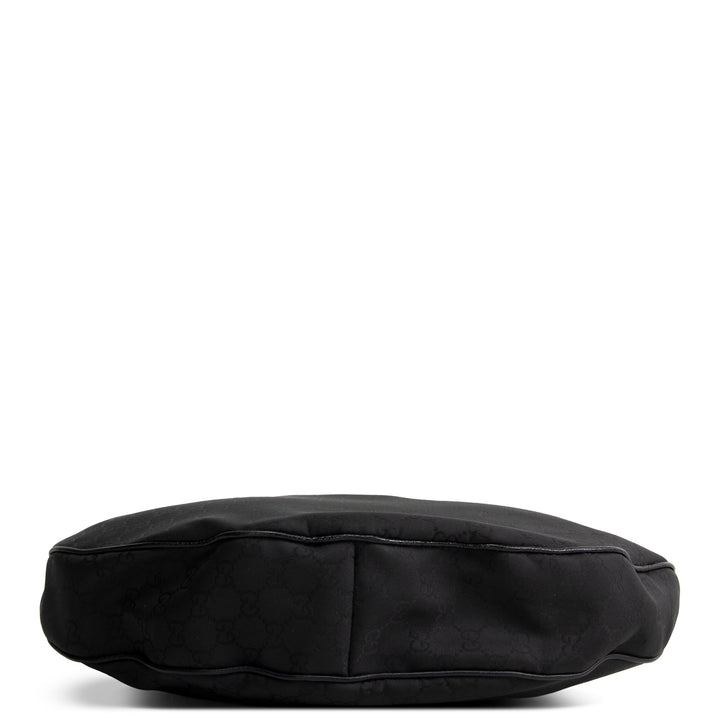 GUCCI GG Nylon Half Moon Hobo