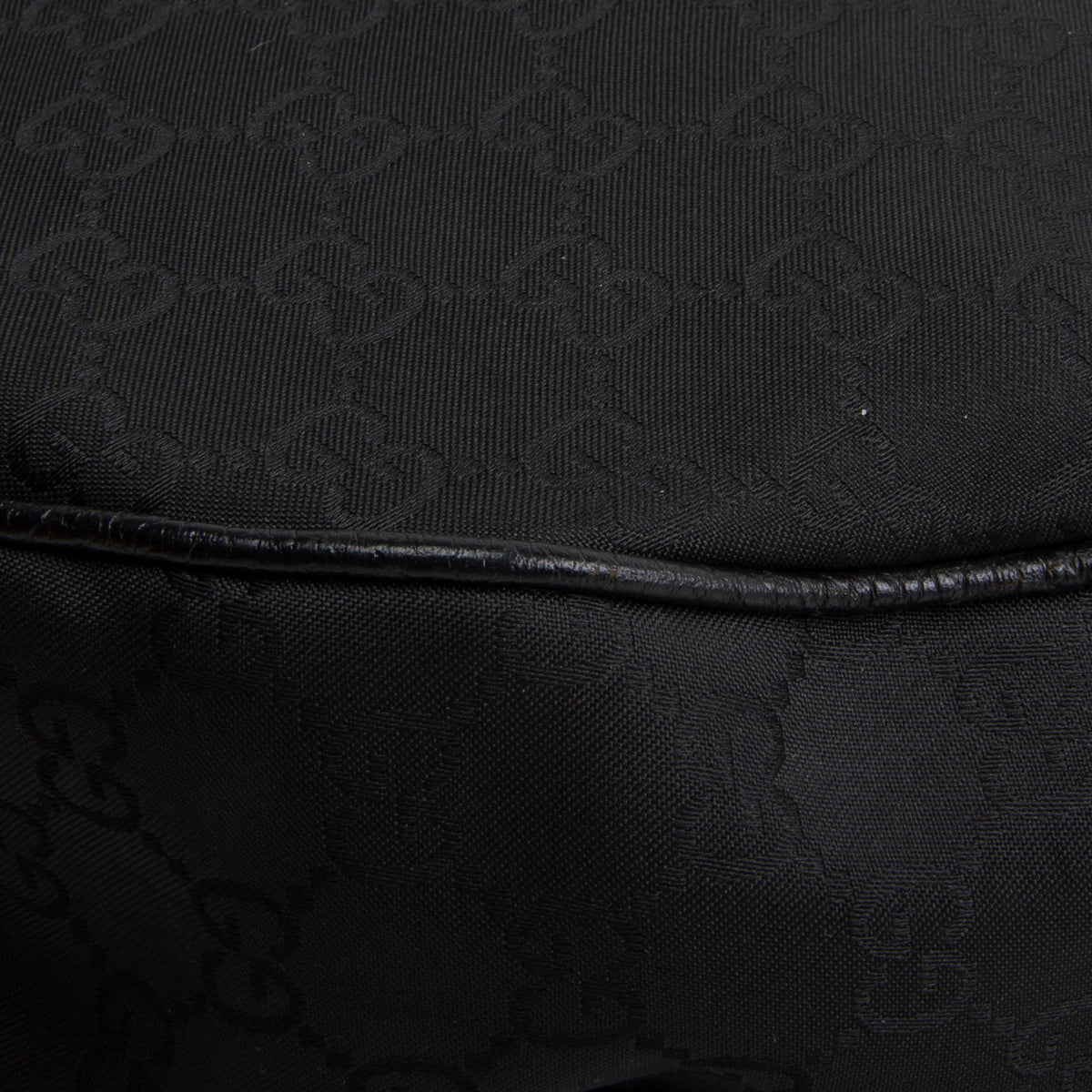 GUCCI GG Nylon Half Moon Hobo