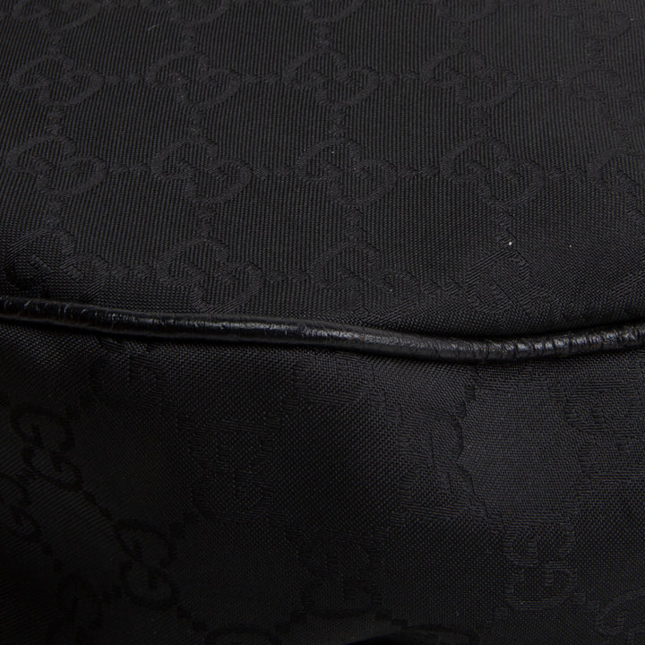 GUCCI GG Nylon Half Moon Hobo