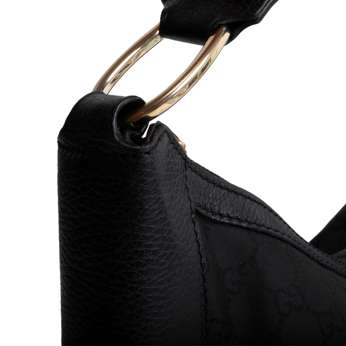GUCCI GG Nylon Half Moon Hobo