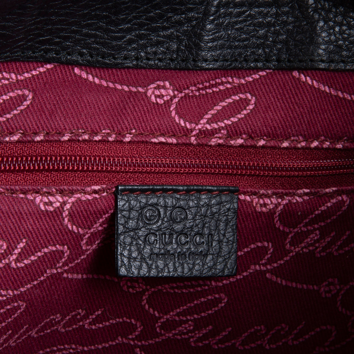 GUCCI GG Nylon Half Moon Hobo
