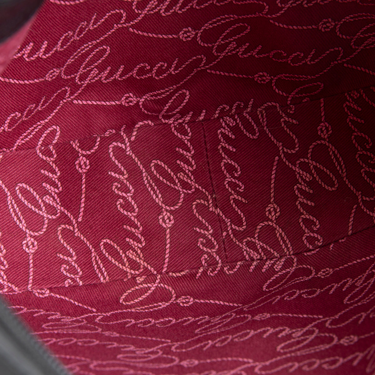 GUCCI GG Nylon Half Moon Hobo