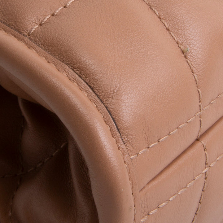 GUCCI Medium Quilted Deco Tote - Nude