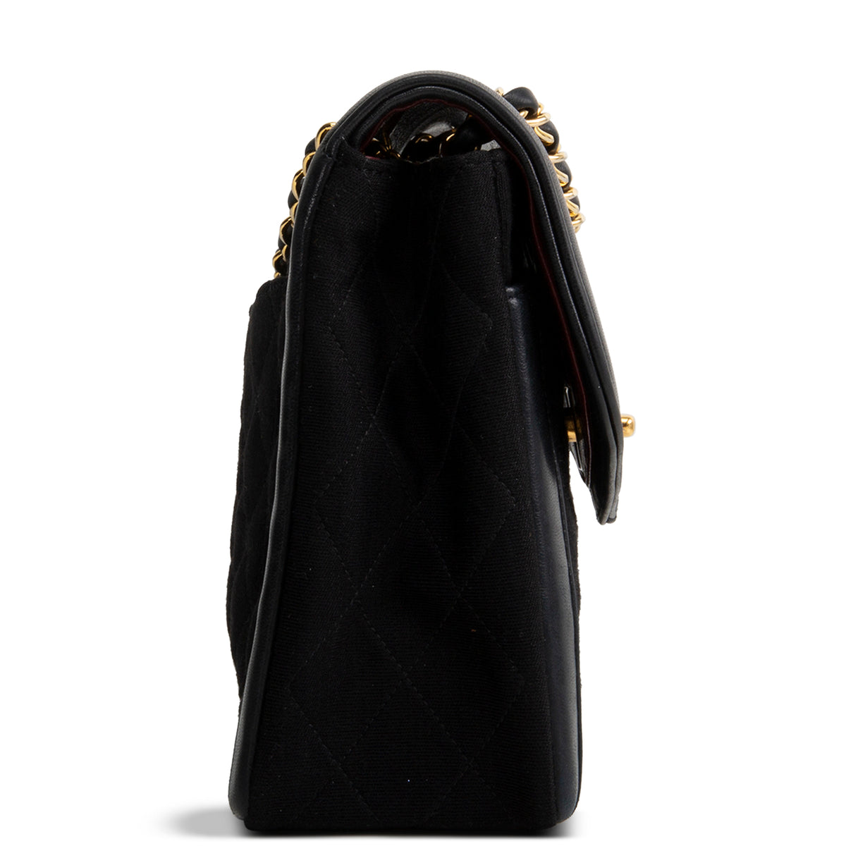 CHANEL Vintage Sac Timeless Jersey Flap Bag