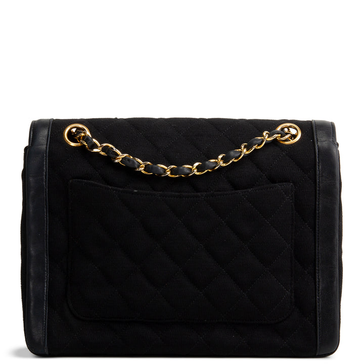 CHANEL Vintage Sac Timeless Jersey Flap Bag