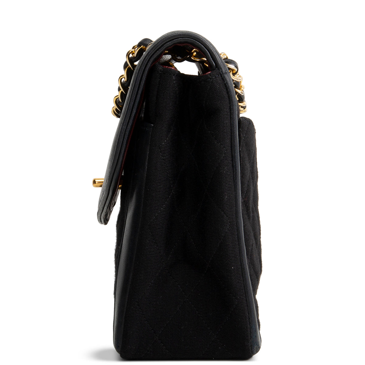 CHANEL Vintage Sac Timeless Jersey Flap Bag