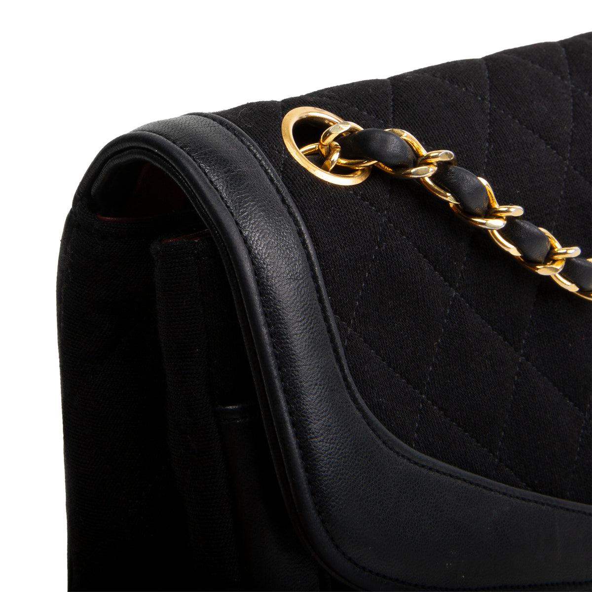CHANEL Vintage Sac Timeless Jersey Flap Bag