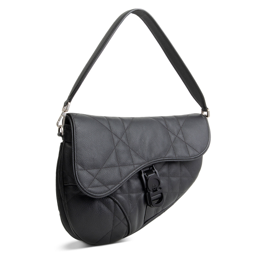 DIOR Men's Leather Saddle Bag