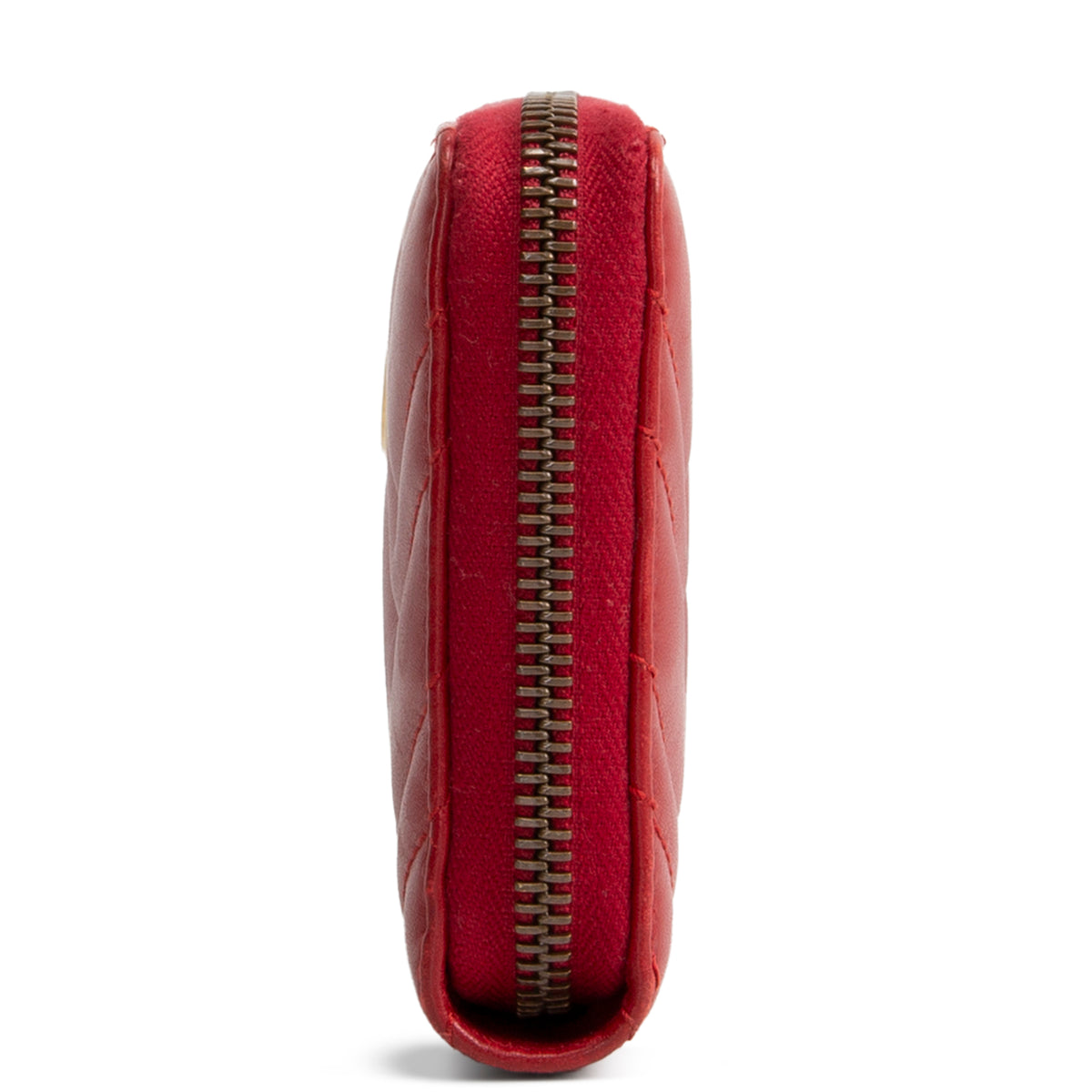 GUCCI Leather Double G Marmont Continental Wallet - Red OUTLET FINAL SALE