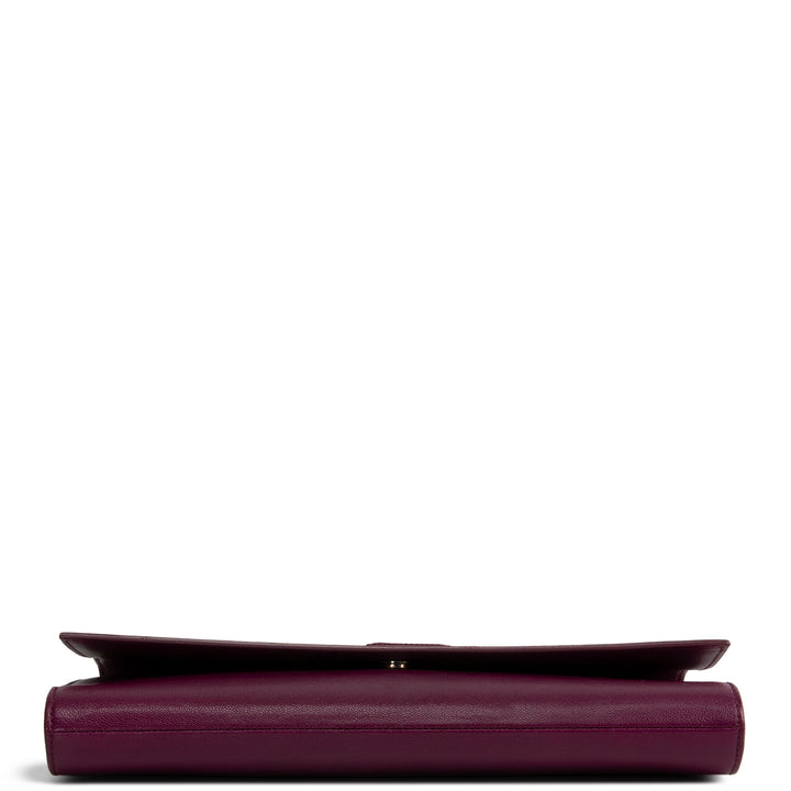 SAINT LAURENT Leather Belle De Jour Clutch
