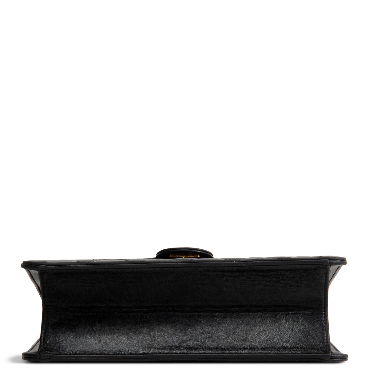 CHANEL Vintage Push Lock Single Flap