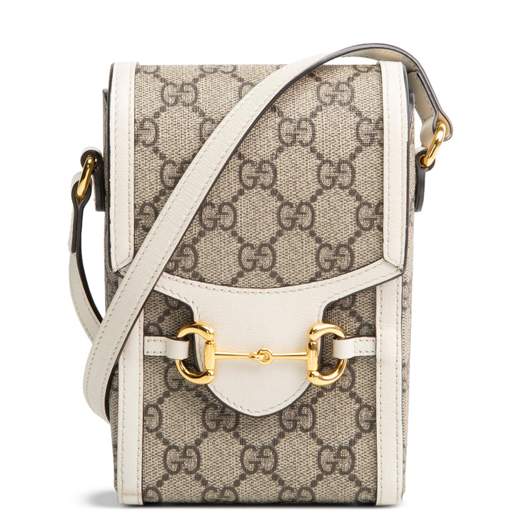 GUCCI Horsebit 1955 Mini Crossbody GG Supreme