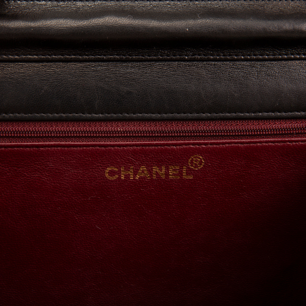CHANEL Vintage Push Lock Single Flap