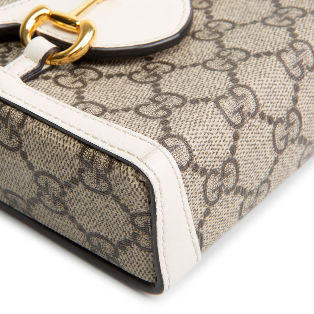 GUCCI Horsebit 1955 Mini Crossbody GG Supreme